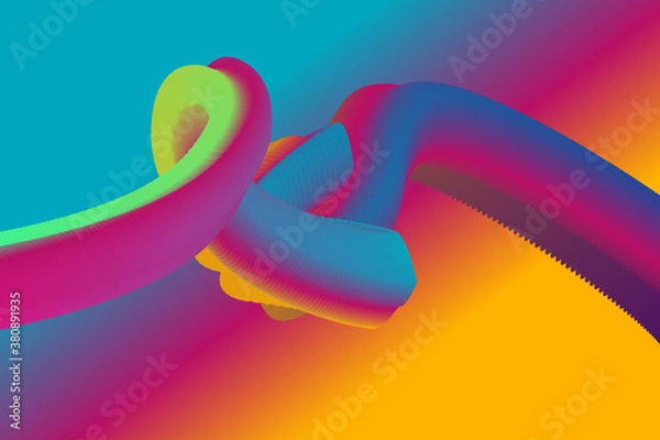 Fototapeta Abstract red, blue, color gradient background design