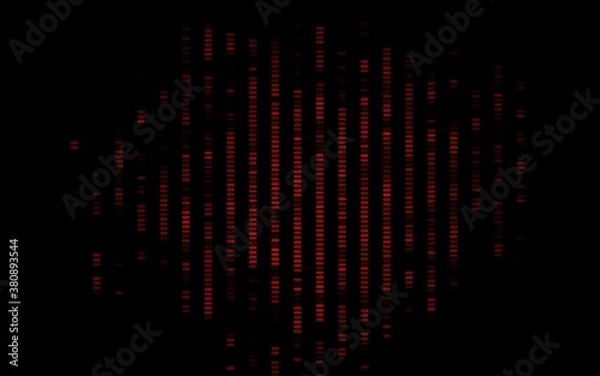 Obraz Dark Red vector background with straight lines. Modern geometrical abstract illustration with staves. Pattern for business booklets, leaflets.