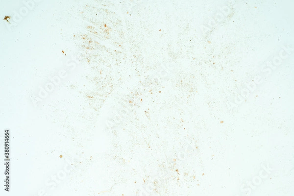 Obraz Wall plaster. Texture, background. a leaf dirty with sawdust