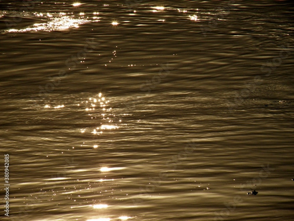 Obraz Kolkata Riverfront on the banks of Ganga or Hooghly River, photo taken around sunset time.