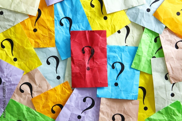 Obraz Pytanie za pytaniem