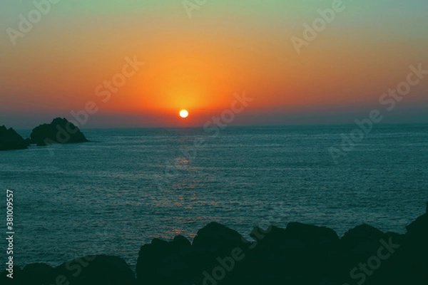 Obraz sunset over the sea