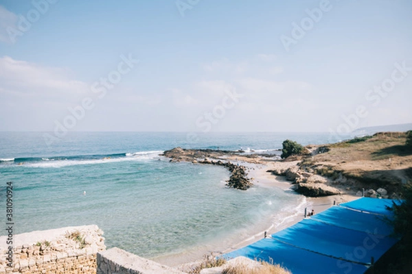 Obraz beutiful beach clear sky