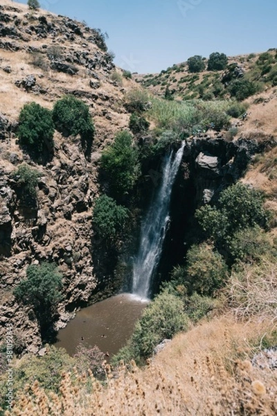 Obraz BIG waterfall in park
