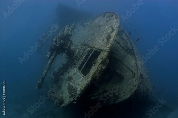Fototapeta Stern of the SS Thistlegorm