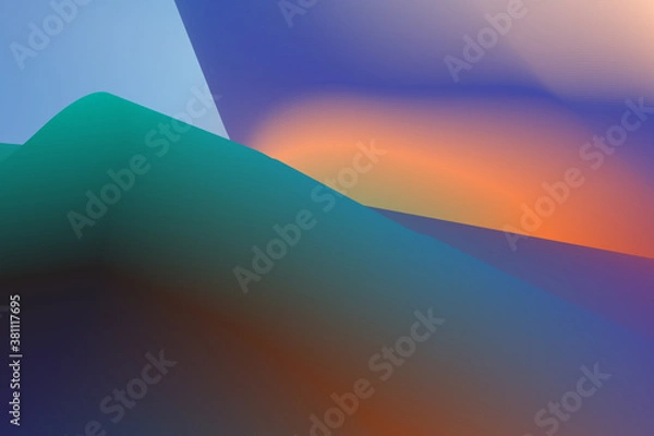 Fototapeta Abstract Blue, gradient background design