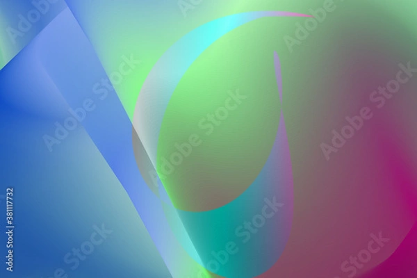 Fototapeta 
Abstract Blue, green, color gradient background design