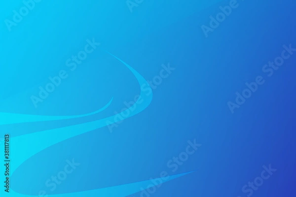 Fototapeta Abstract Blue color gradient background 