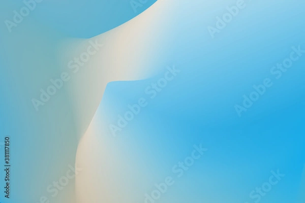 Fototapeta Abstract Blue, white, color gradient background design