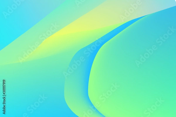 Fototapeta Abstract Blue, yellow, color gradient background design