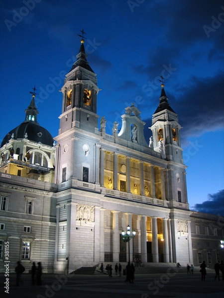 Obraz katedra almudena madryt