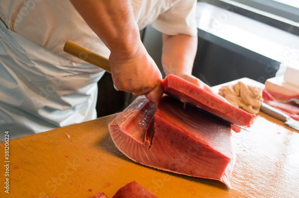 Obraz マグロ　さばく