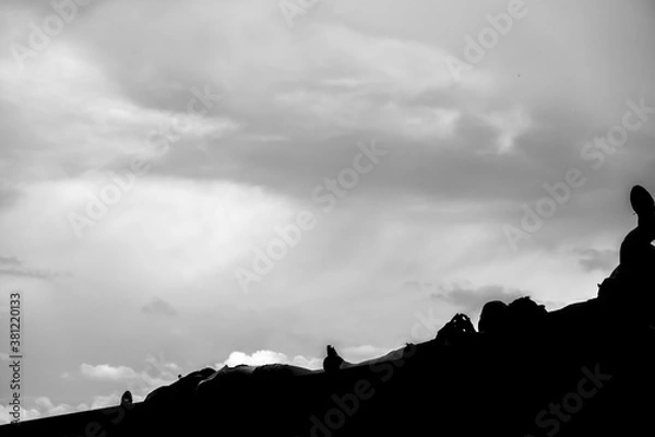 Obraz Tourists Resting