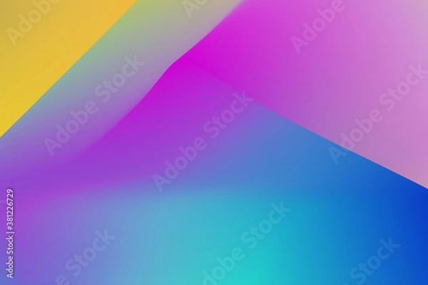 Fototapeta Abstract Blue yellow purple color gradient background design