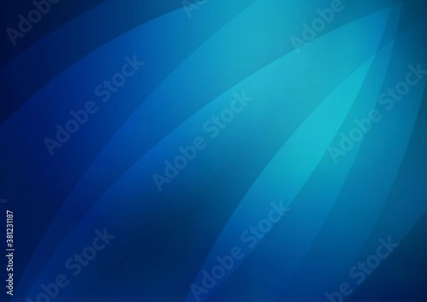 Fototapeta Dark BLUE vector layout with flat lines. Modern geometrical abstract illustration with staves. Smart design for your business advert.