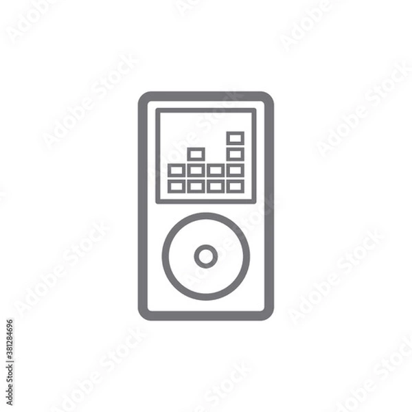 Obraz mp3 player icon