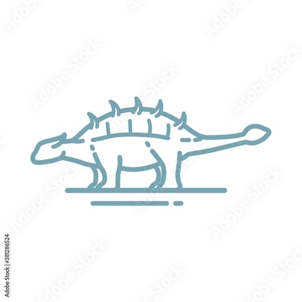 Fototapeta ankylosaurus