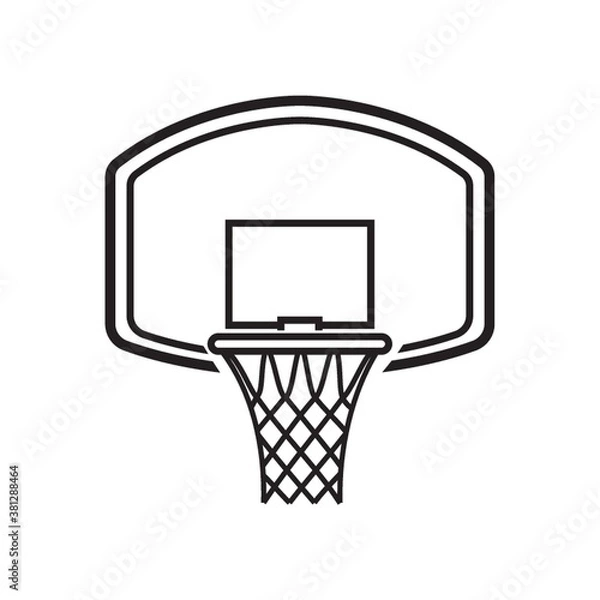 Fototapeta basketball hoop