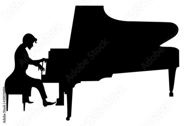 Fototapeta Pianist