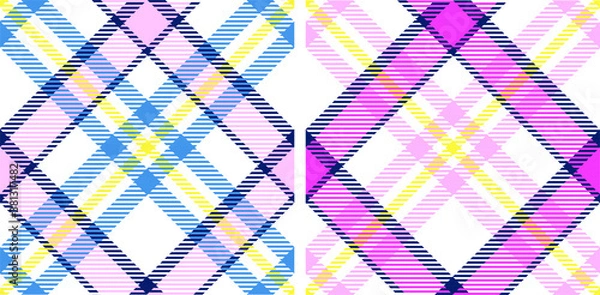 Obraz vector illustration of checked design