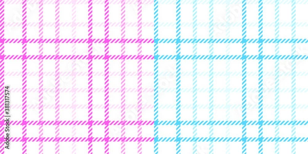 Fototapeta Slanting checked design dual color