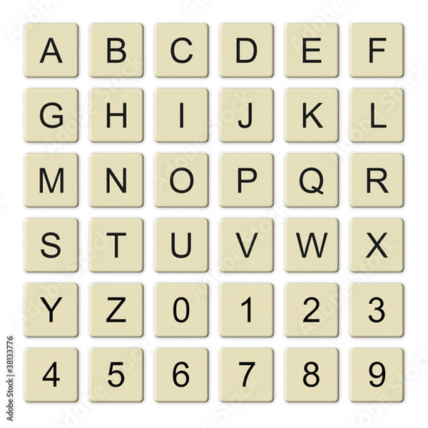 Fototapeta Listy płytek