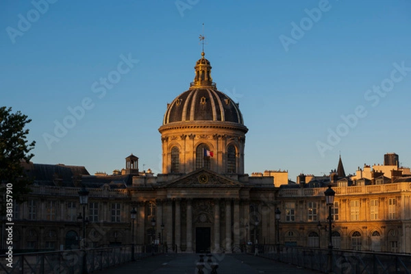 Obraz morning in pont des arts in paris 