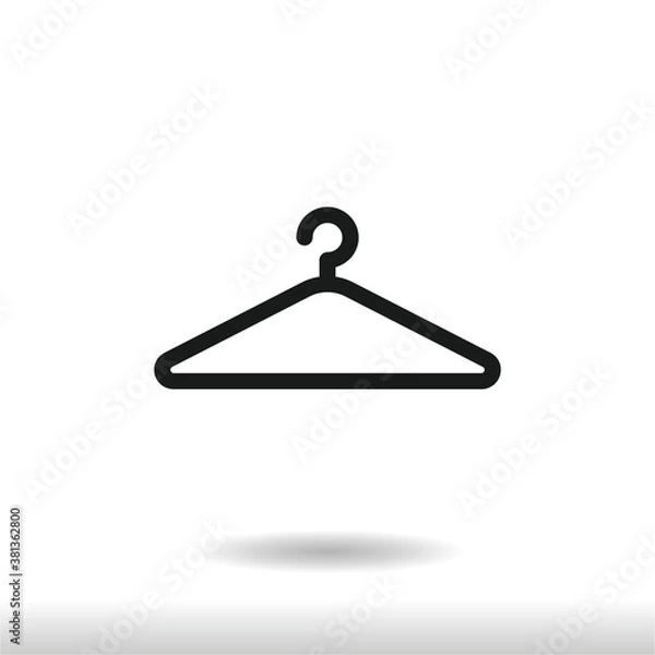 Fototapeta Hanger icon vector eps 10