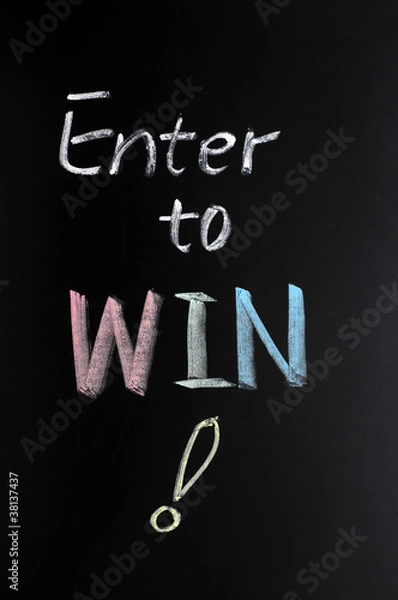 Obraz Enter to win