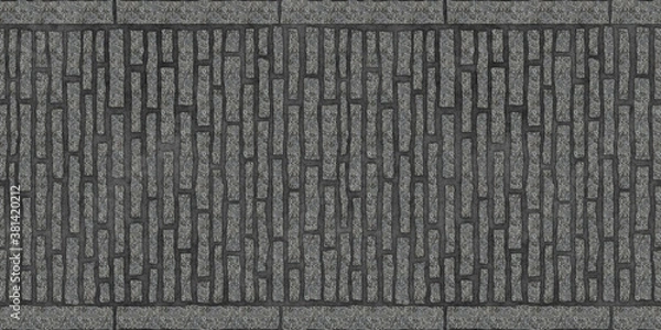 Obraz Cobblestone sidewalk pavement I_17_0012