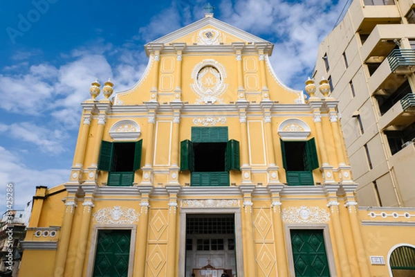 Fototapeta マカオ 聖ドミニコ教会