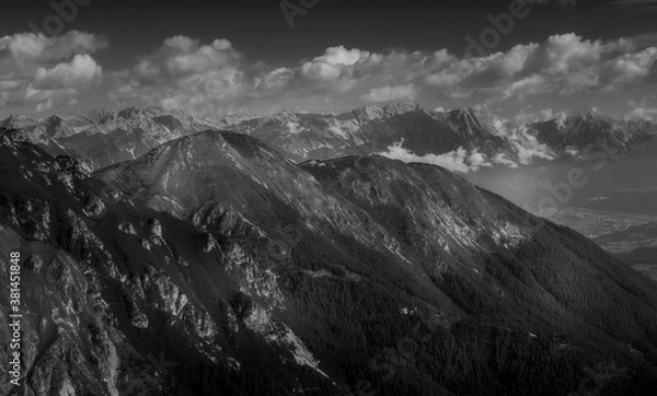 Fototapeta The mountainous landscape