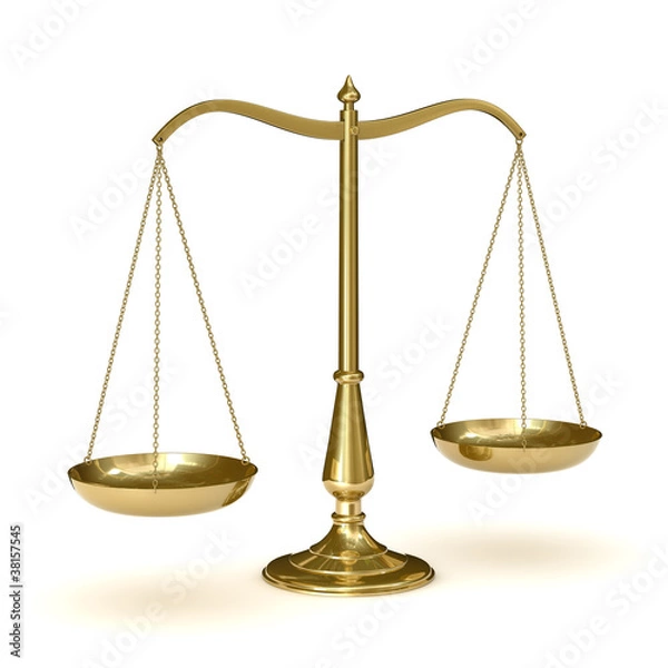 Obraz scales of justice