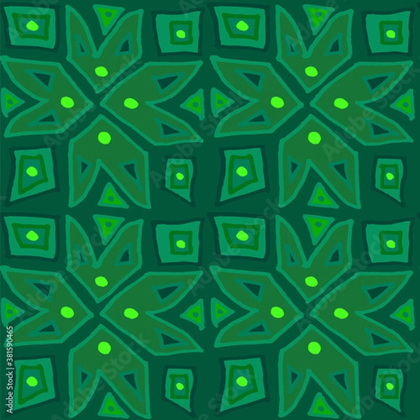 Obraz Fox Ear Flowers turquoise