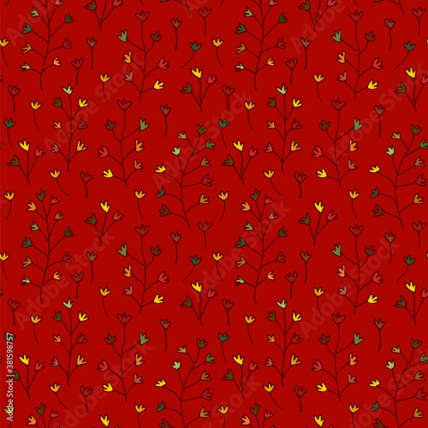 Obraz Heidi Flowers red