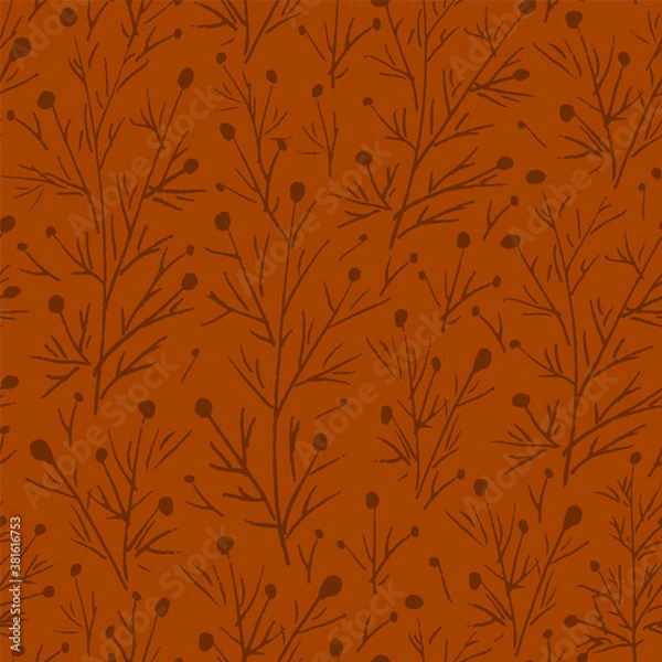 Obraz Mielie Flowers in brown