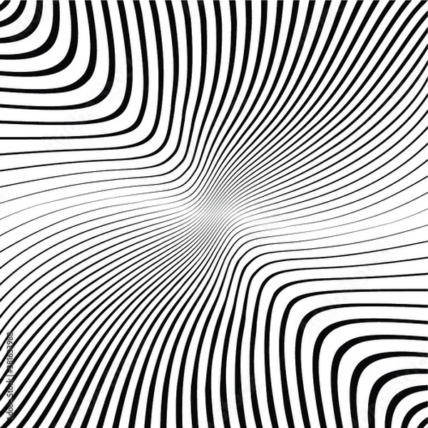 Fototapeta Abstract Black Diagonal Striped Background . Vector parallel slanting, oblique lines texture