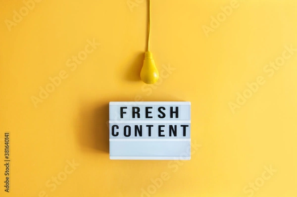 Obraz Fresh content