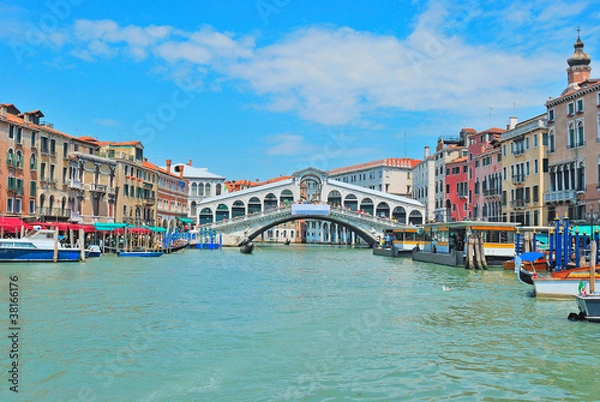 Obraz Rialto bridge and Garnd Canal in Venice