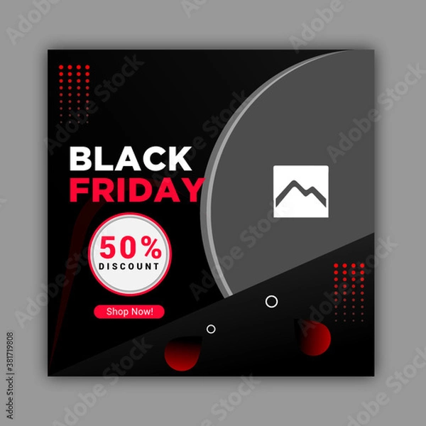 Obraz Social banner design