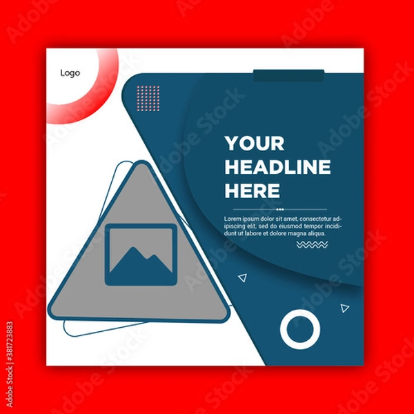 Obraz Social banner design