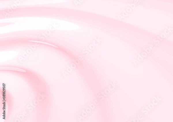 Obraz 雫と波紋が広がるベビーピンクの液体、背景素材