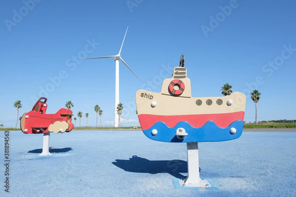 Obraz マリンパーク御前崎の風景