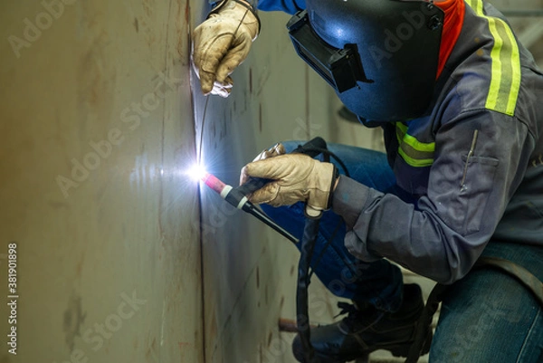 Fototapeta TIG welding torch