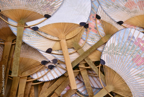 Fototapeta うちわ