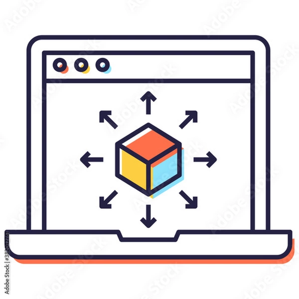 Fototapeta Content Distribution 