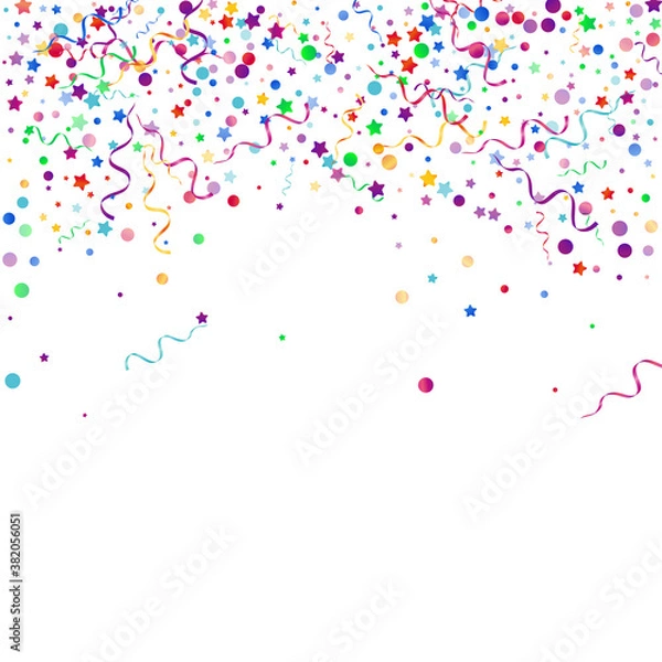 Fototapeta Variegated Spiral Falling Vector White 