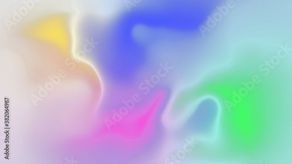 Fototapeta Abstract soft cloud background in pastel colorful gradation.