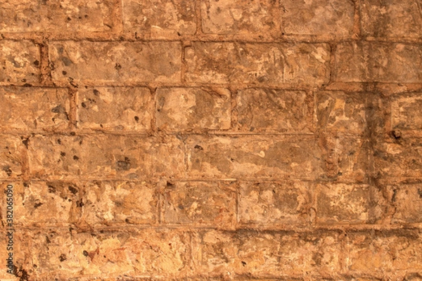 Obraz texture of old brick close up