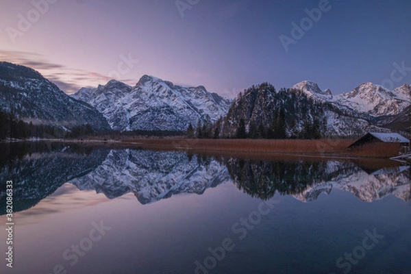 Obraz Almsee im Winter